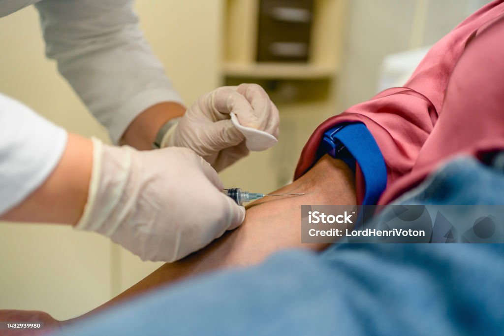 Phlebotomy practice session